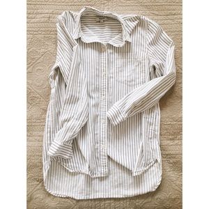 Madewell Pinstripe Button Up